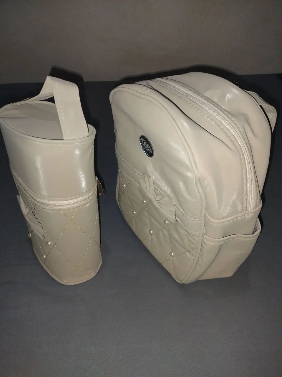 Kit Mochila Maternidade + Porta Mamadeiras T&A - Foto 2