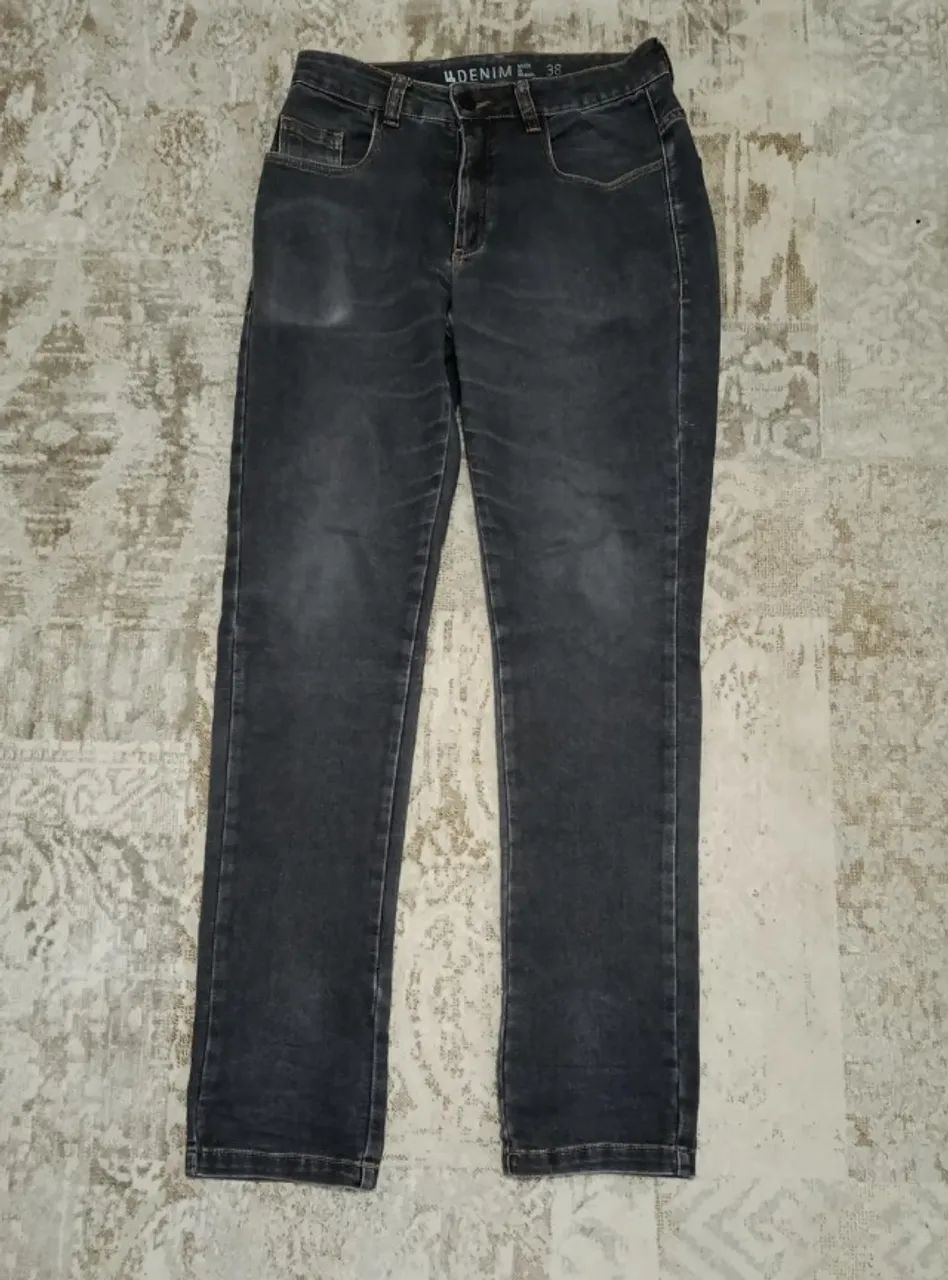 Calça Jeans Foxton Cinza Chumbo 38