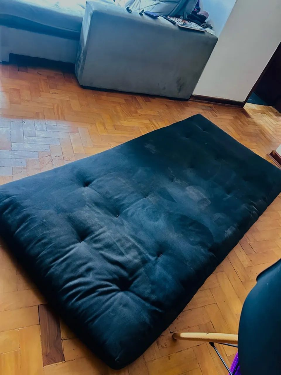 Futon de fibra de algodão