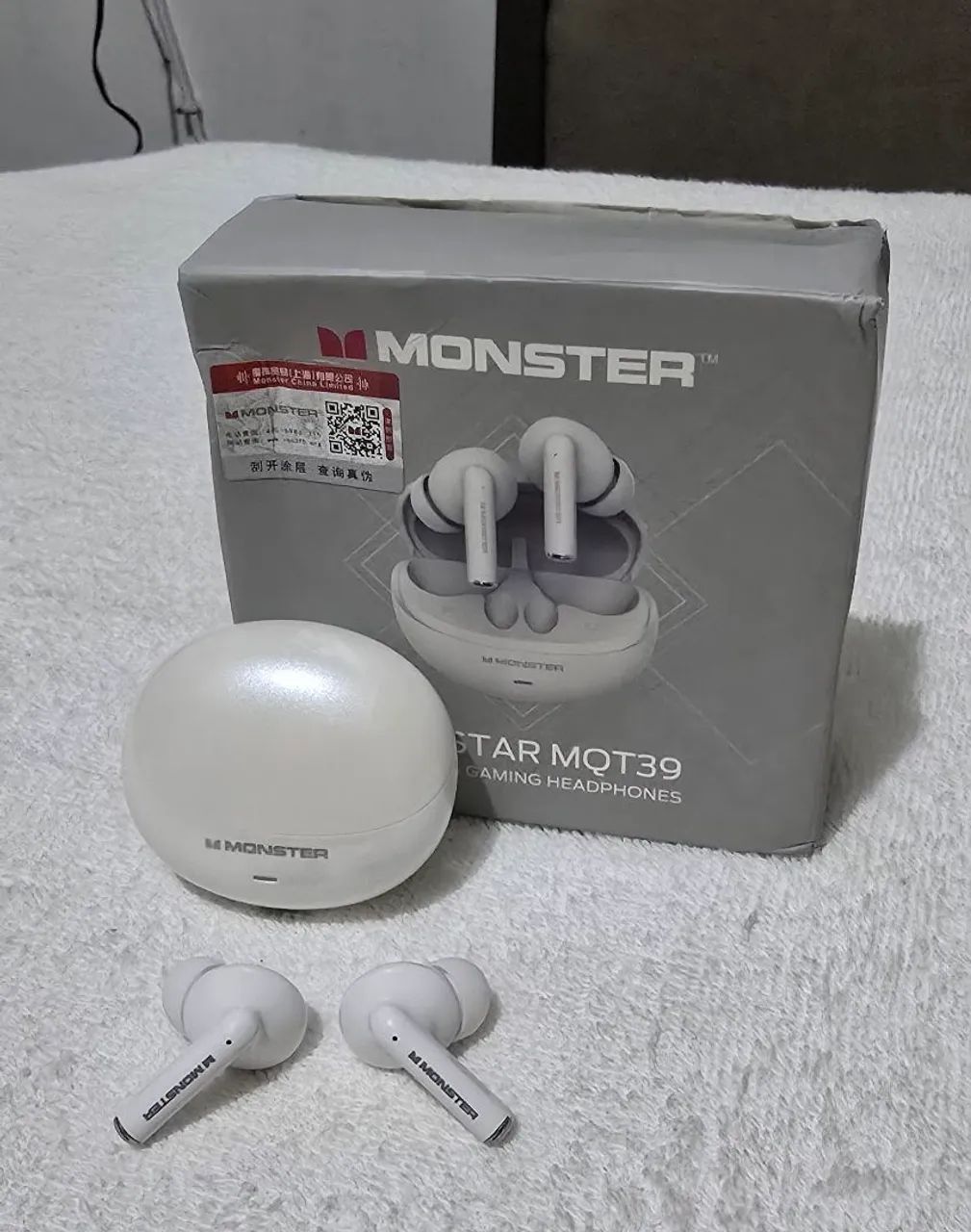 Fone de Ouvido Bluetooth da Monster Maxstar MQT39 original  - Foto 2