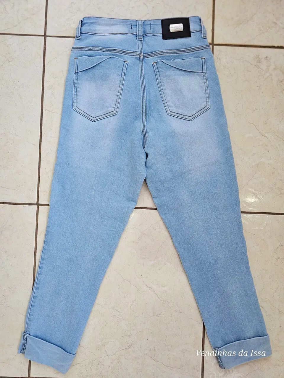 Calça Jeans Feminina Cropped  - Foto 3