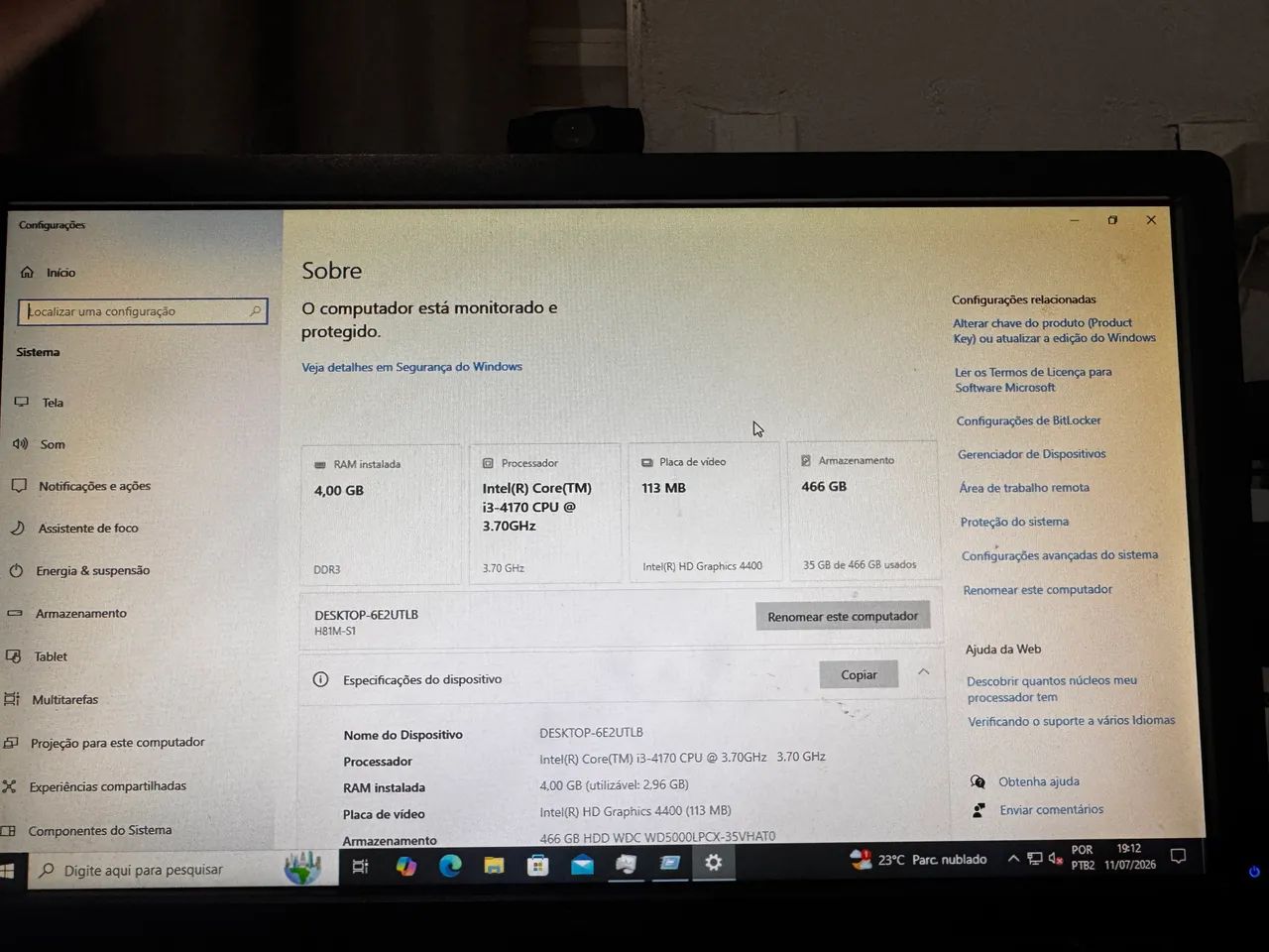 COMPUTADOR PARA ESCRITÓRIO COM PACOTE OFFICE - Foto 3