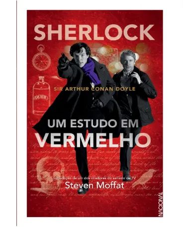 Livro paradidático, Um estudo em vermelho, Sir Arthur Conan Doyle