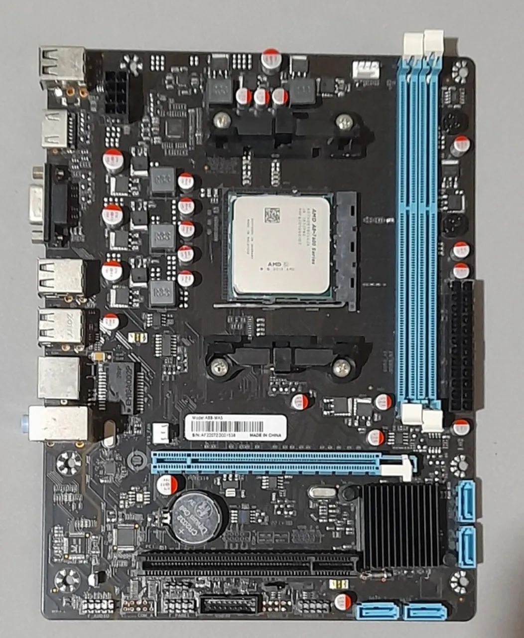 Kit processador AMD A8 7600 e placa mãe AFOX chipset A88