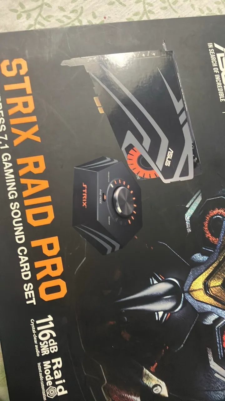 Placa de som Asus Strix Raid PRO - PC - Foto 4