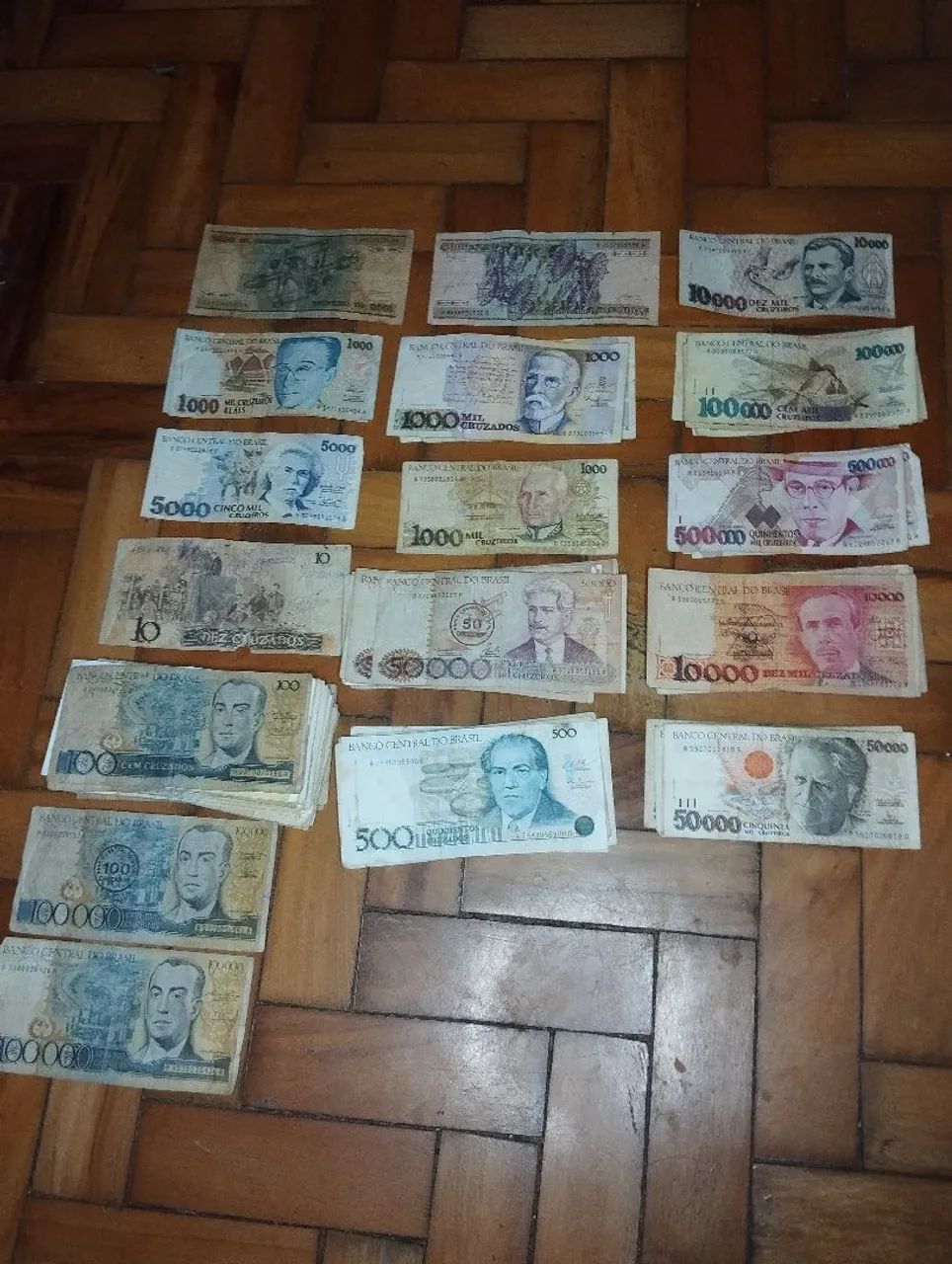 Cruzeiros e Cruzados em Notas
