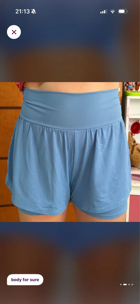 Short sobreposto body for sure M - Foto 2