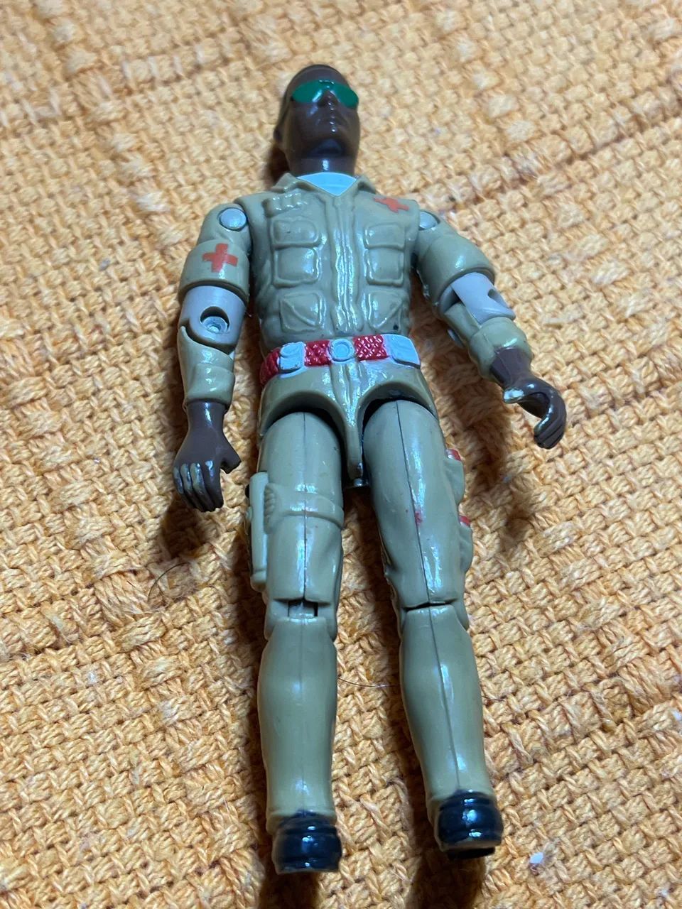 Comandos em Ação GI Joe Médico boneco antigo 