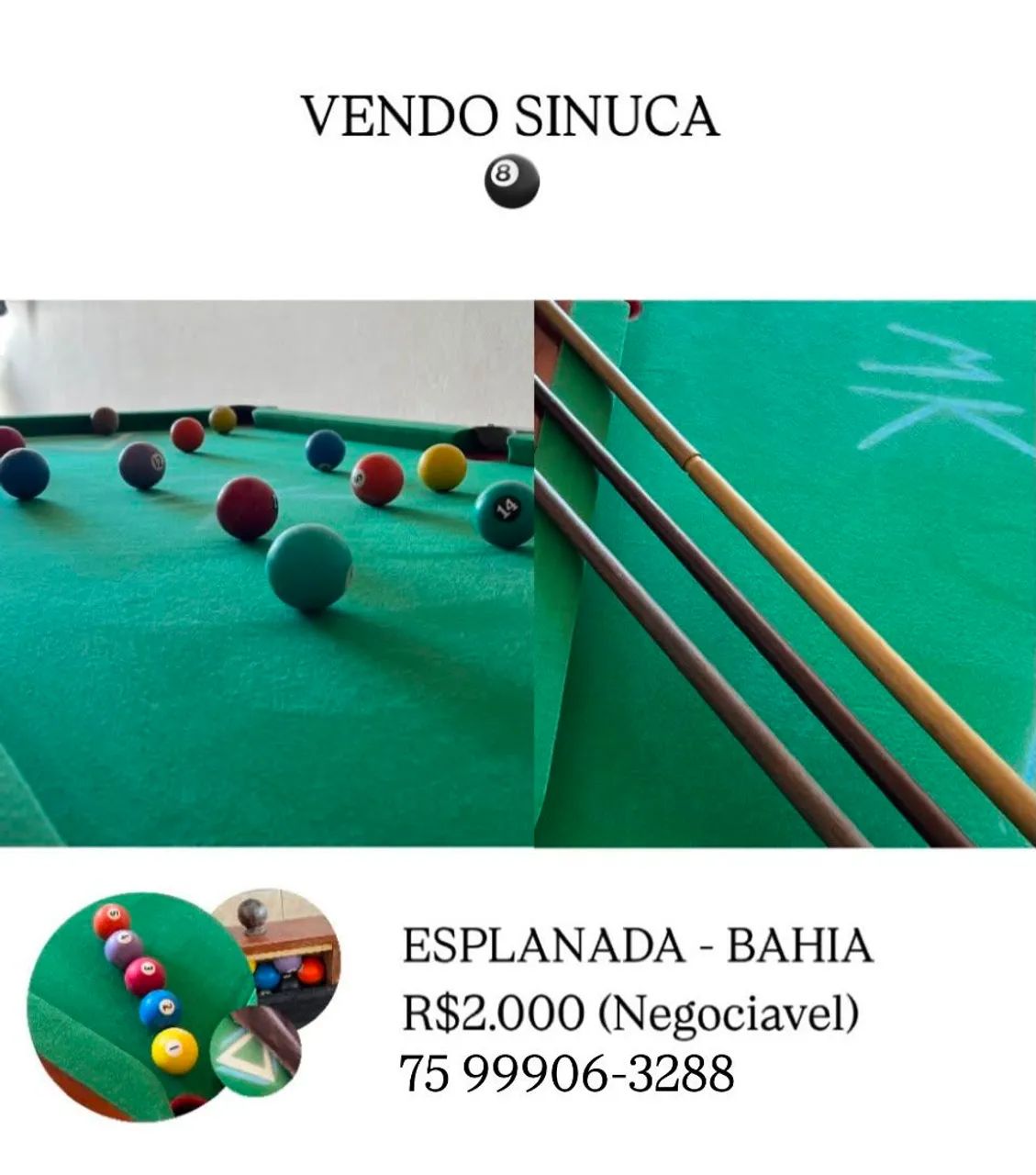 Sinuca muito boa para diversão  - Foto 5
