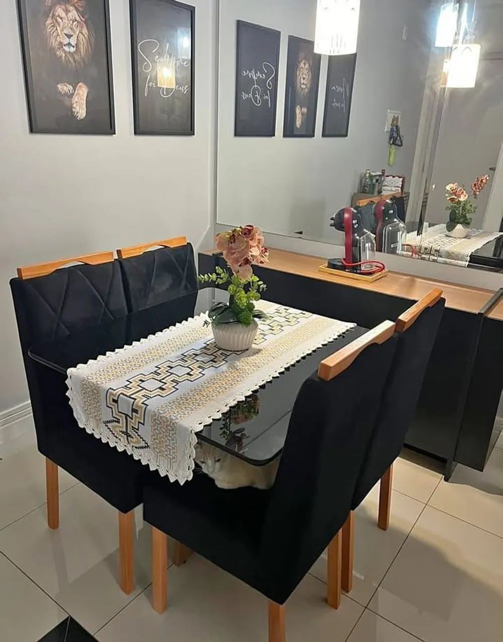 Mesa preta a partir de r$ 550 só paga na entrega  - Foto 4