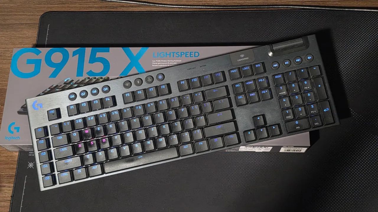 Teclado sem fio Logitech G915X LightSpeed (Profissional) 