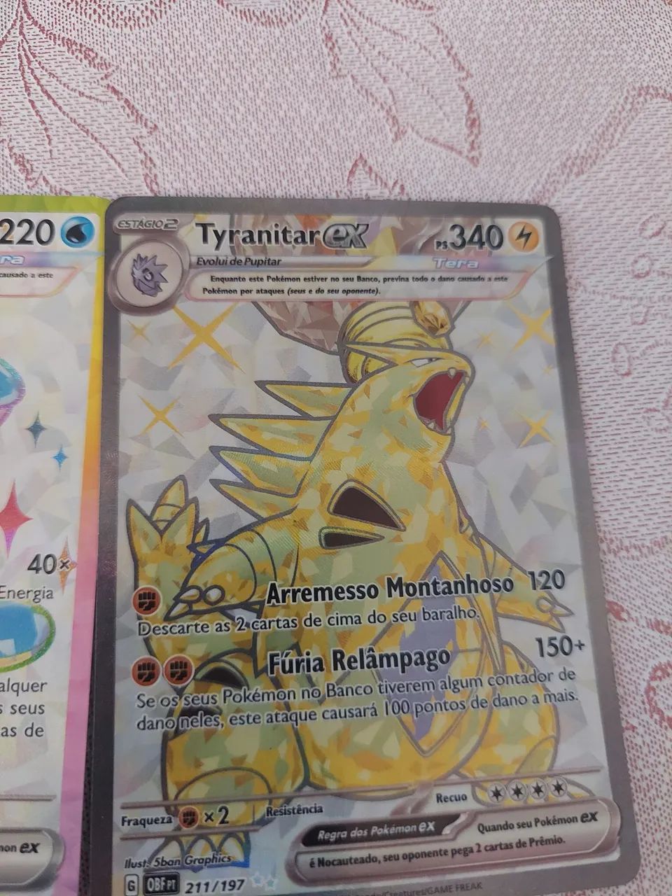 Tyranitar EX Galvandula EX Lapras EX - Foto 4