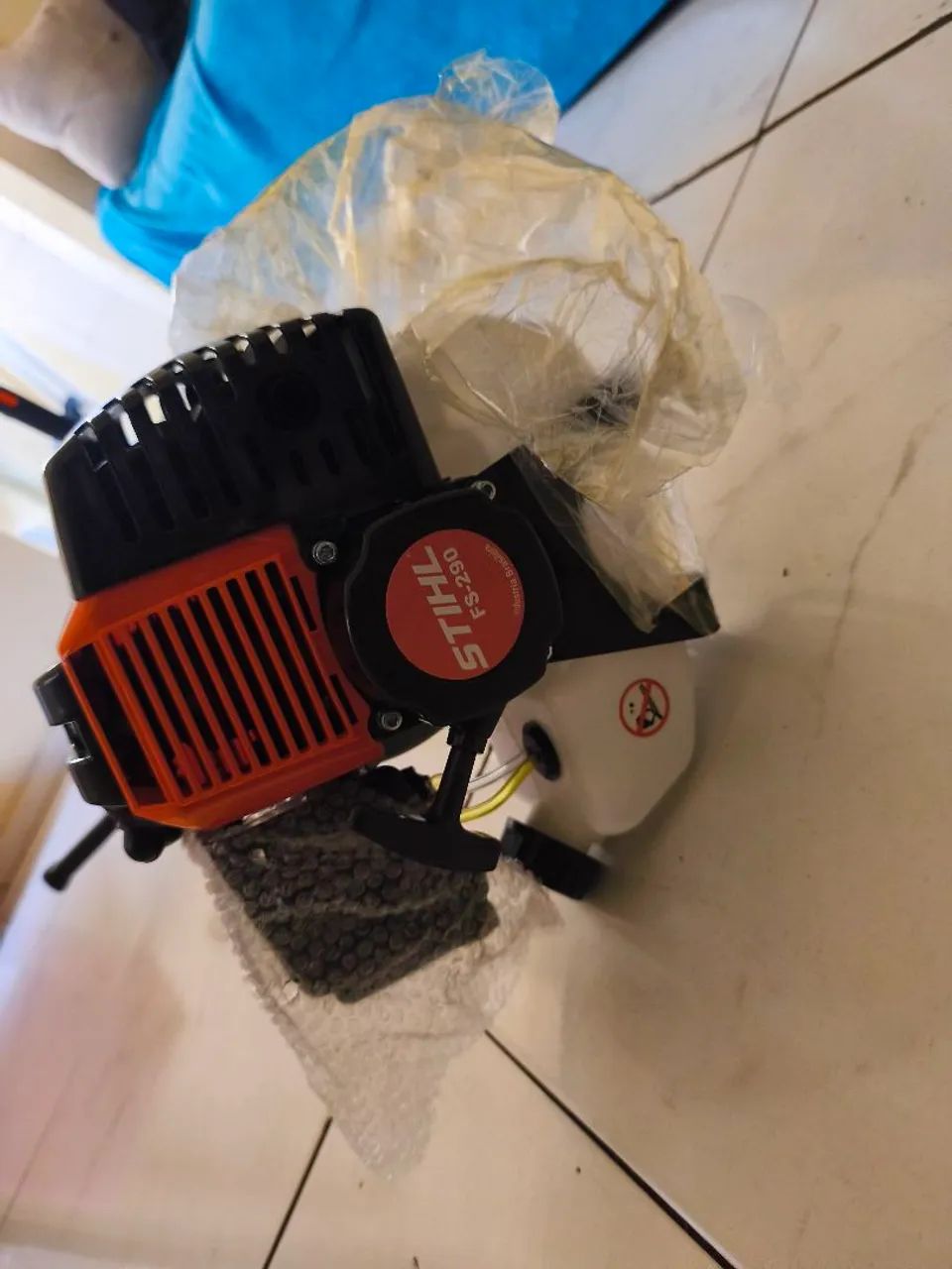 Roçadeira nova no plastico nunca usada  - Foto 3
