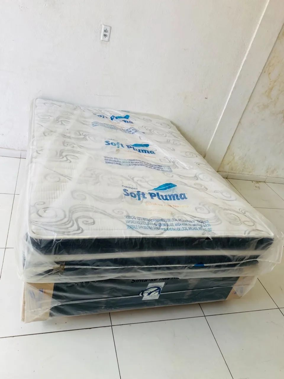 CAMA BOX DE CASAL MOLAS ENSACADAS - Foto 5