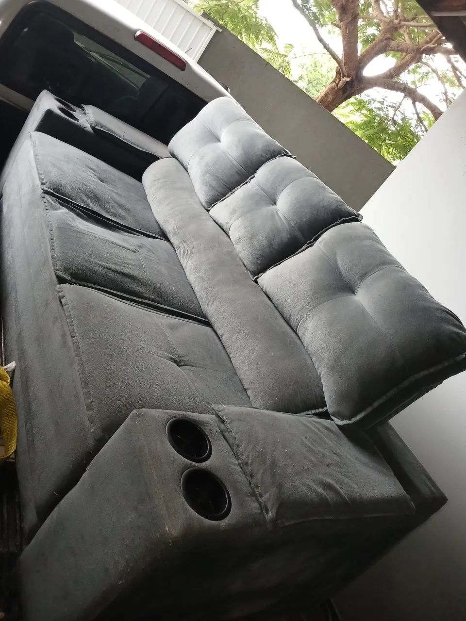 Sofá retrátil 3 lugares