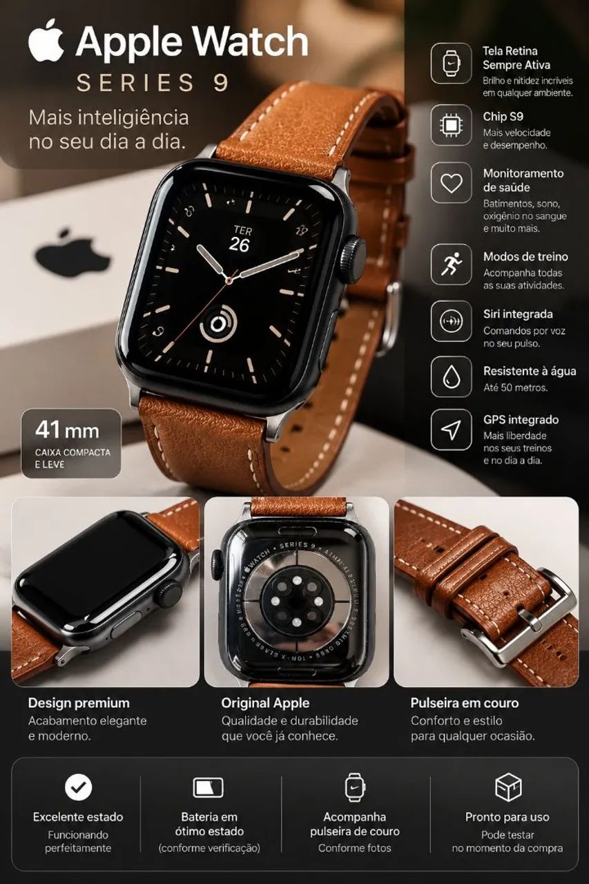 Apple Watch Series 9 - 41mm ? - Smartwatches - Messejana