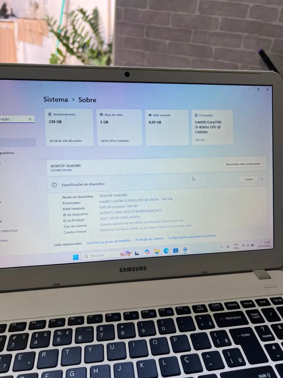 Notebook i5 com placa de video  - Foto 5
