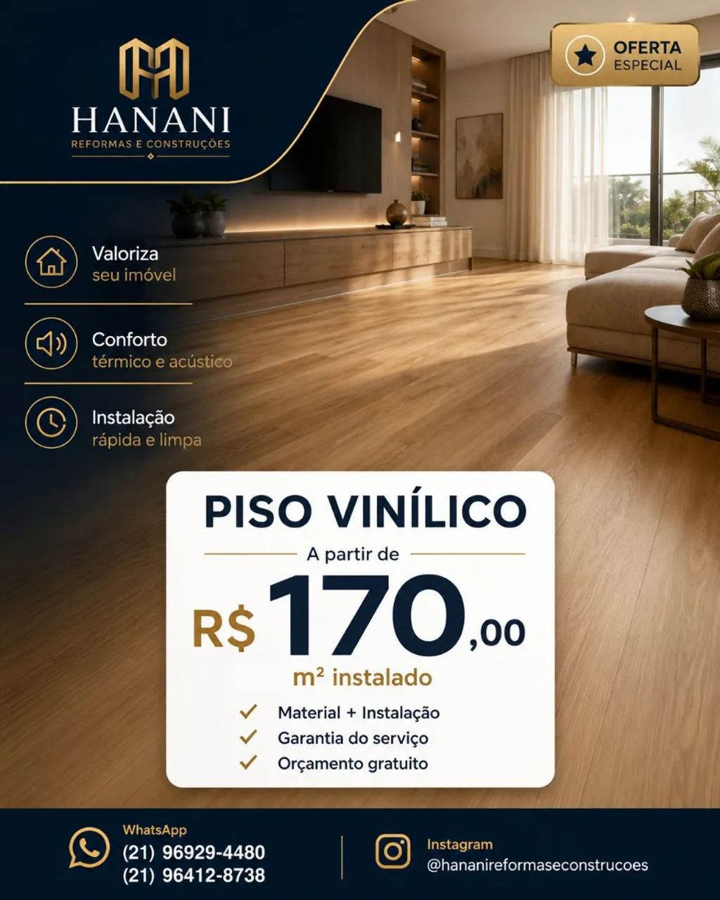 Piso Laminado prime click R$ 149,90<br> - Foto 3