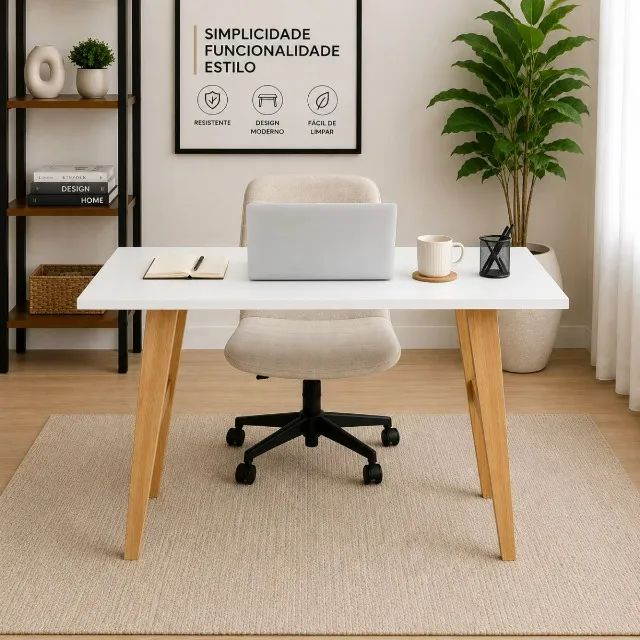 Mesa Escrivaninha em MDF Nova Fabricamos - Foto 4