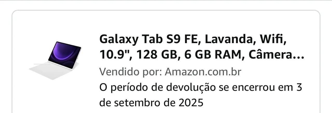 SAMSUNG TAB S9 FE + ACESSÓRIOS  - Foto 4