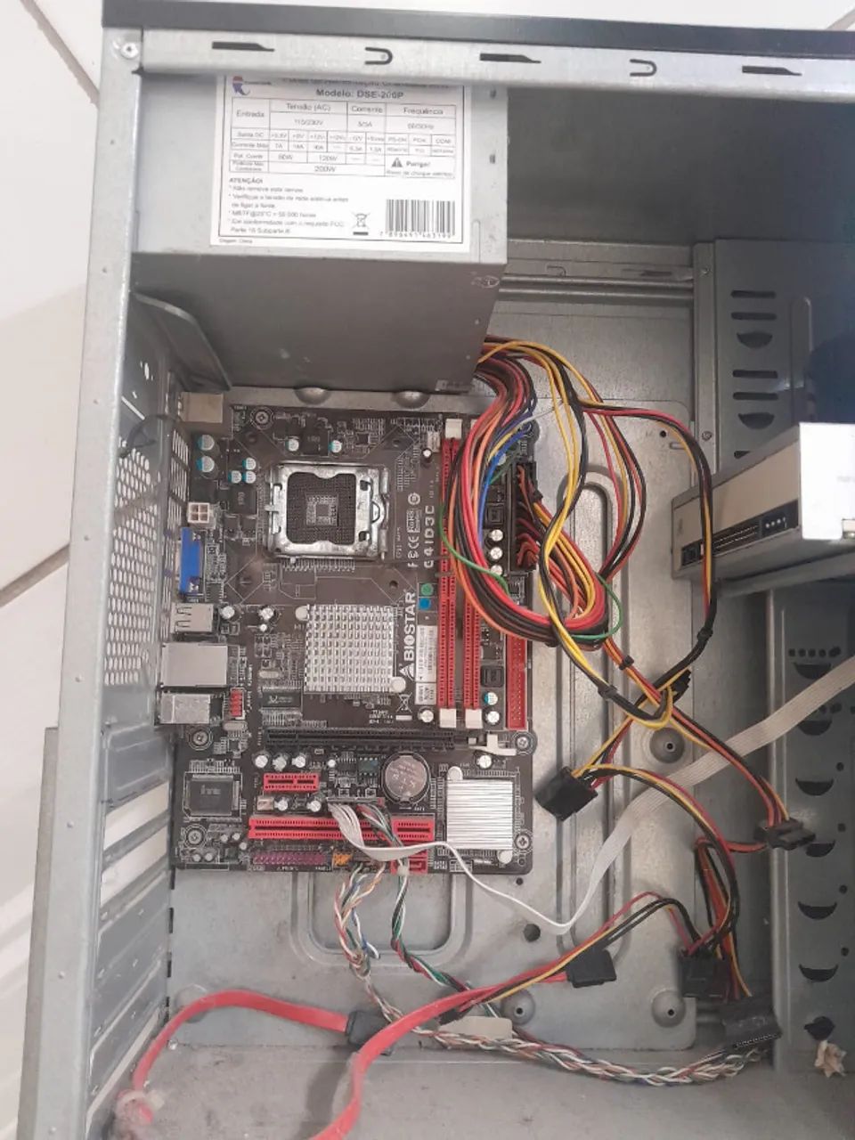 PC Retrô LGA 775 - Biostar G41D3 + Intel Core 2 Duo E7500 - Foto 4