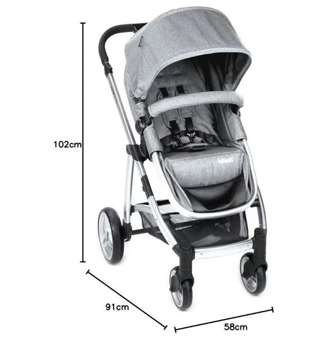 Carrinho com bebê conforto Infanti - Foto 5