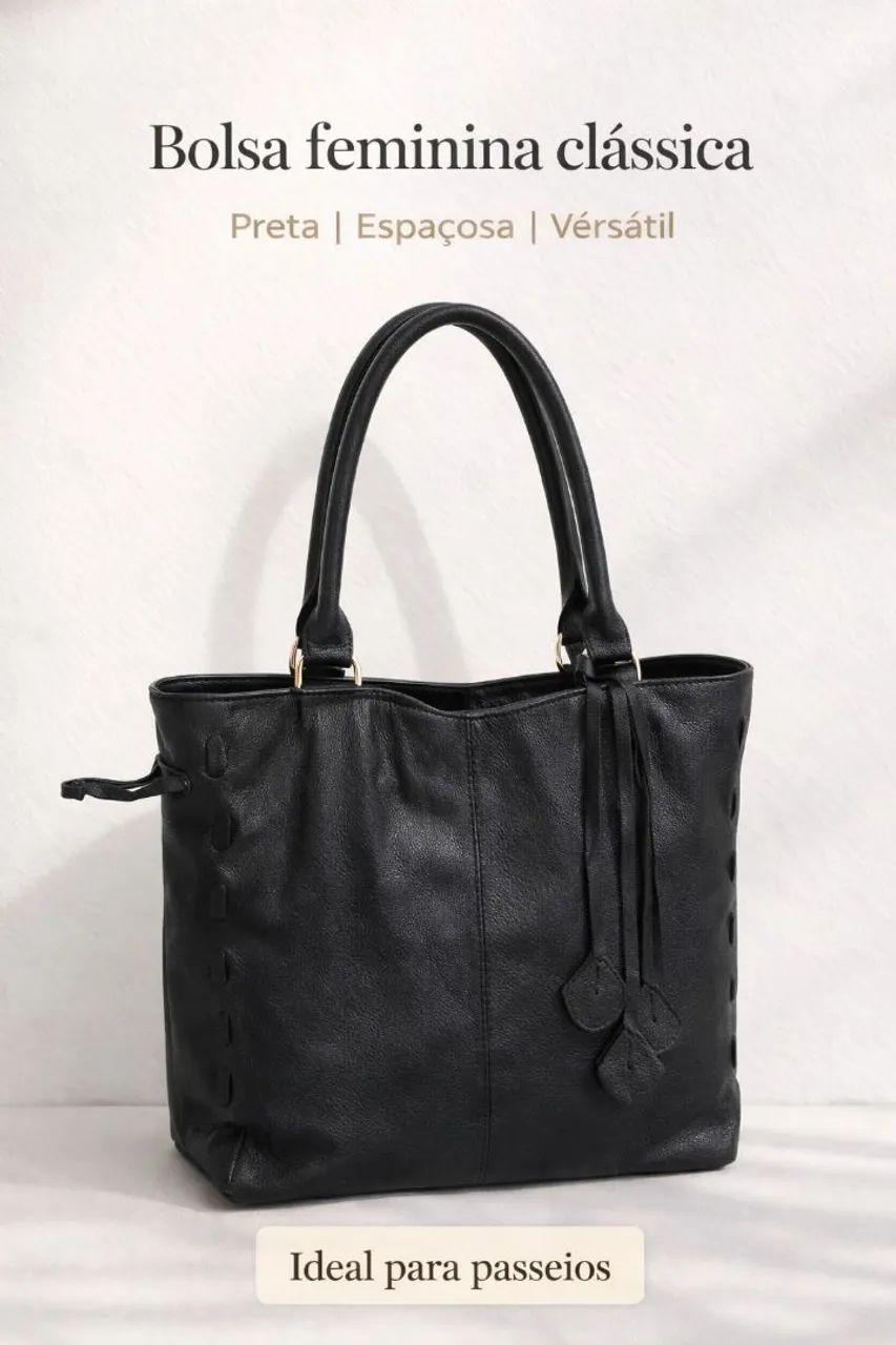 Bolsa 100% Couro 