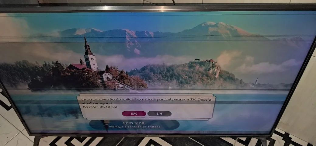 Tv lg 49uj6565 C/DEFEITO NO DISPLAY - Foto 2