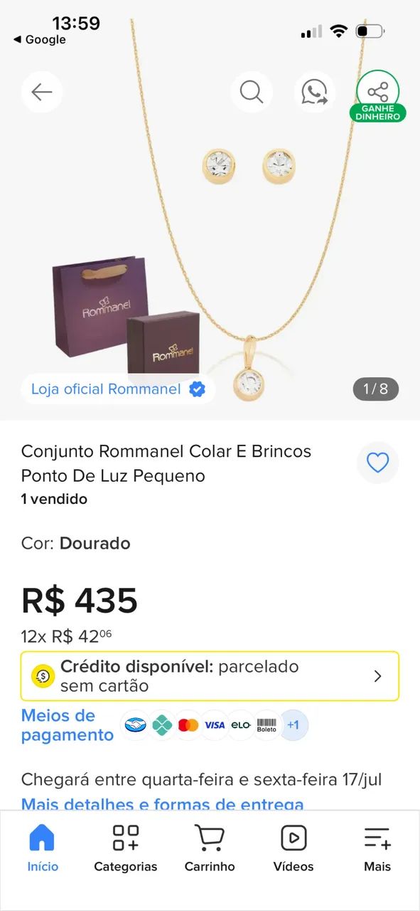 Conjunto Rommanel novo - Foto 4