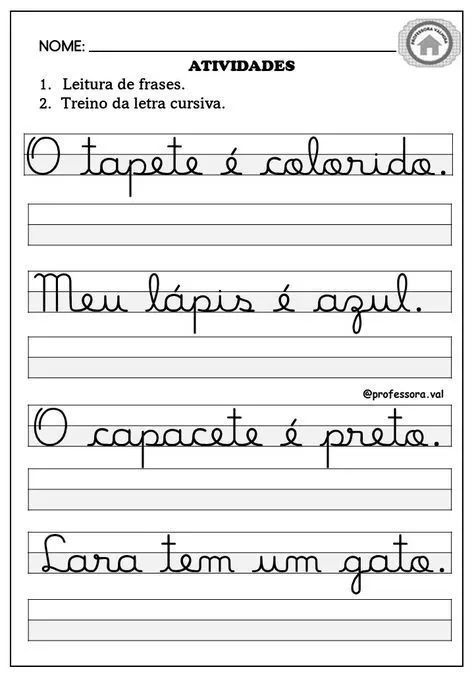Aula particular de Letra CURSIVA /(  EMENDADA) - Foto 5