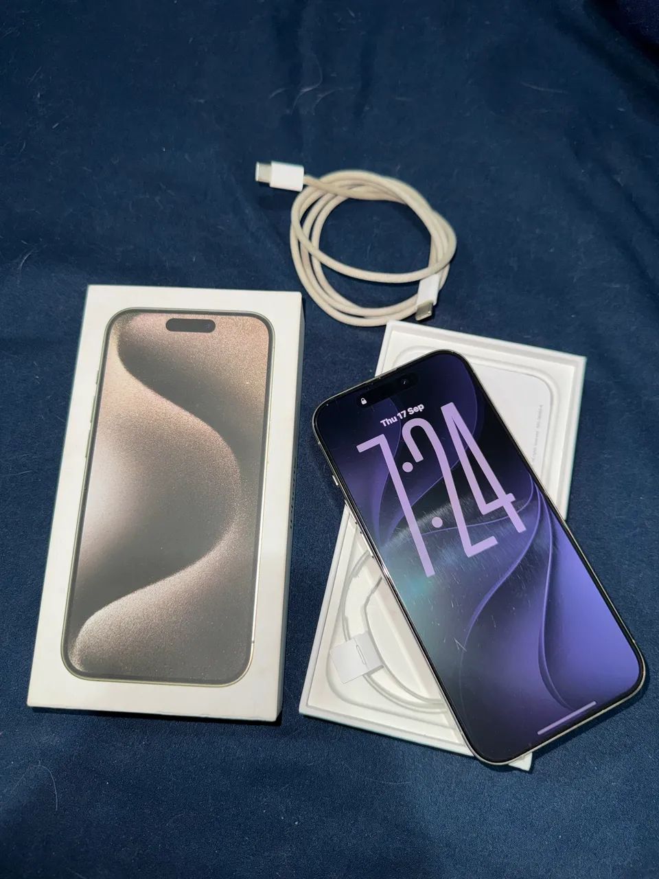 IPHONE 15 PRO - 128GB - CINZA TITANIUM - Celulares e Smartphones