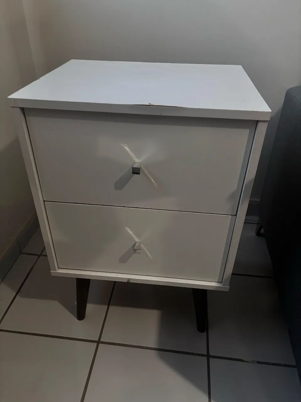 Gaveteiro 2 portas branco