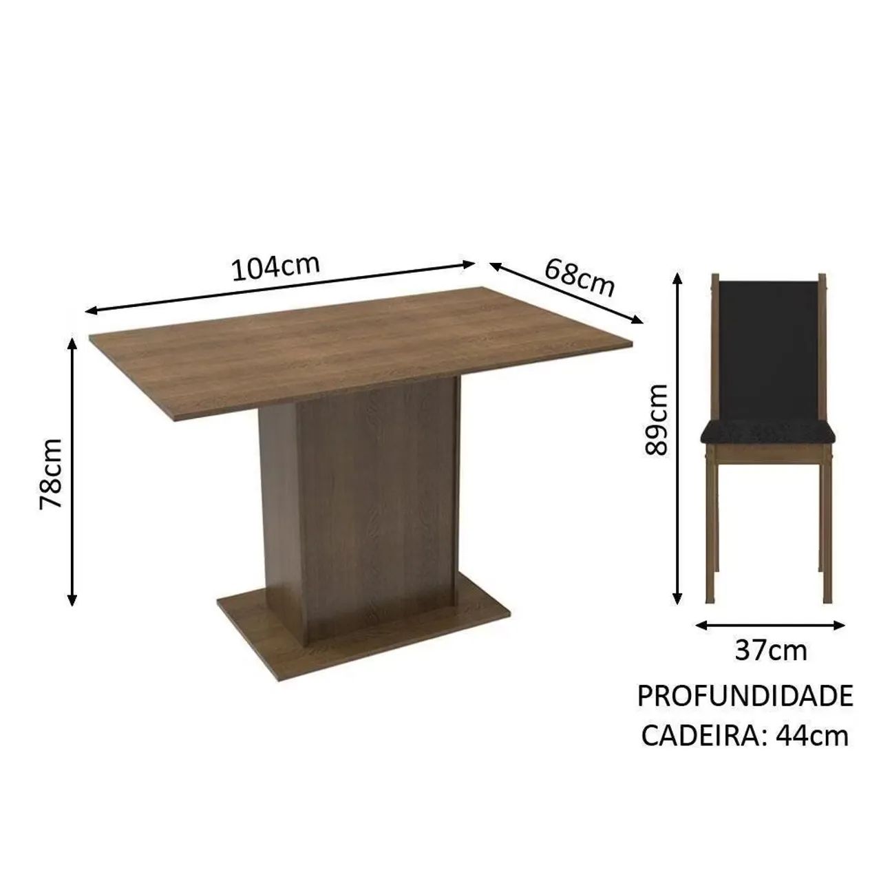 conj de mesa com 4 cadeiras nova  - Foto 4
