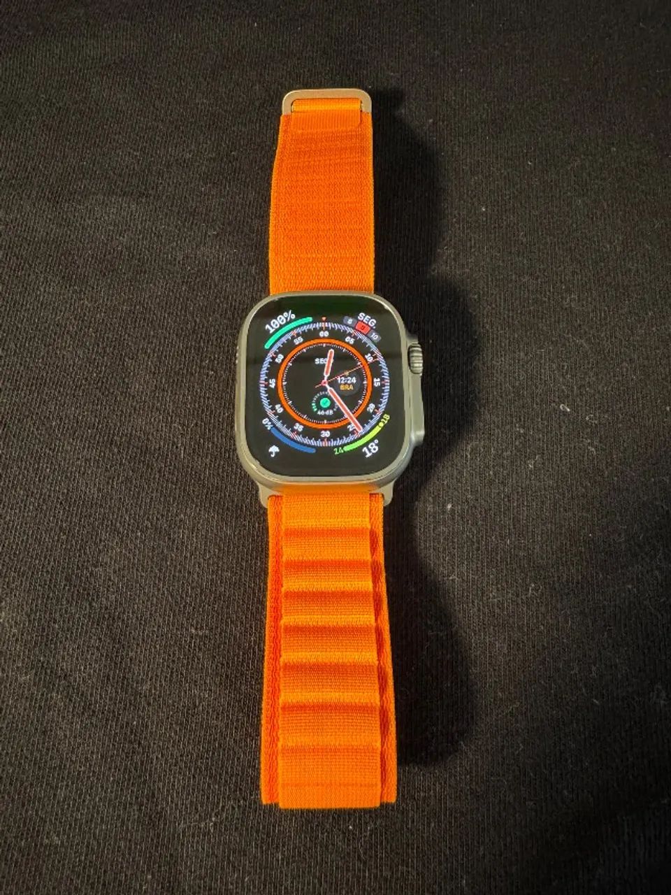 Apple Watch Ultra 1 Pulseira Loop Alpine Orange - Foto 2