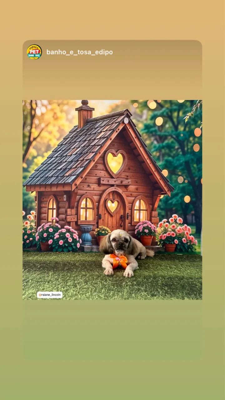 Ninhada  de shih tzu essa Foto é a mãe 