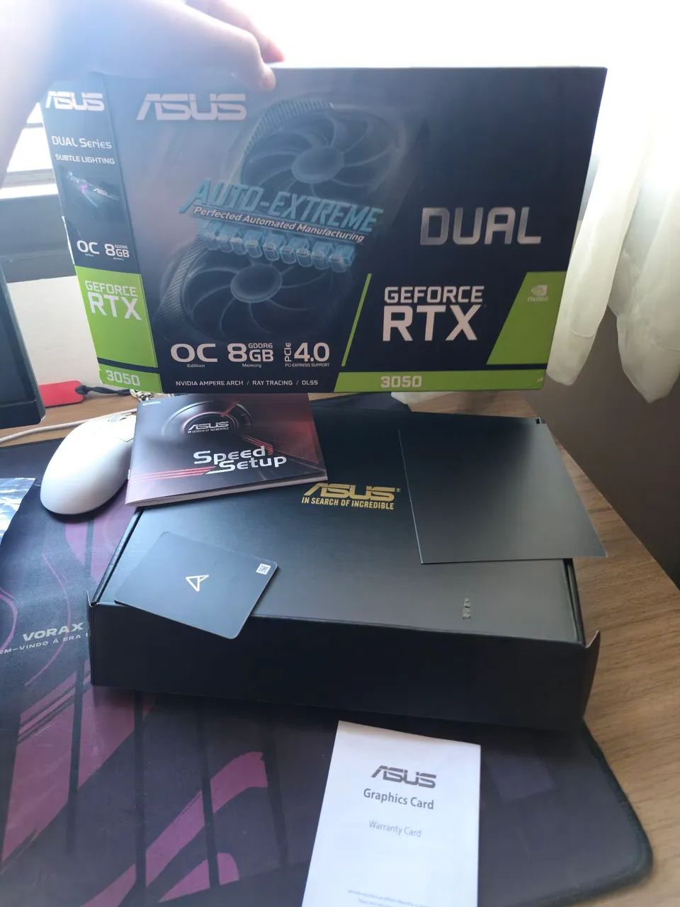 RTX 3050 8GB ASUS Dual OC edition | ESTADO DE NOVA