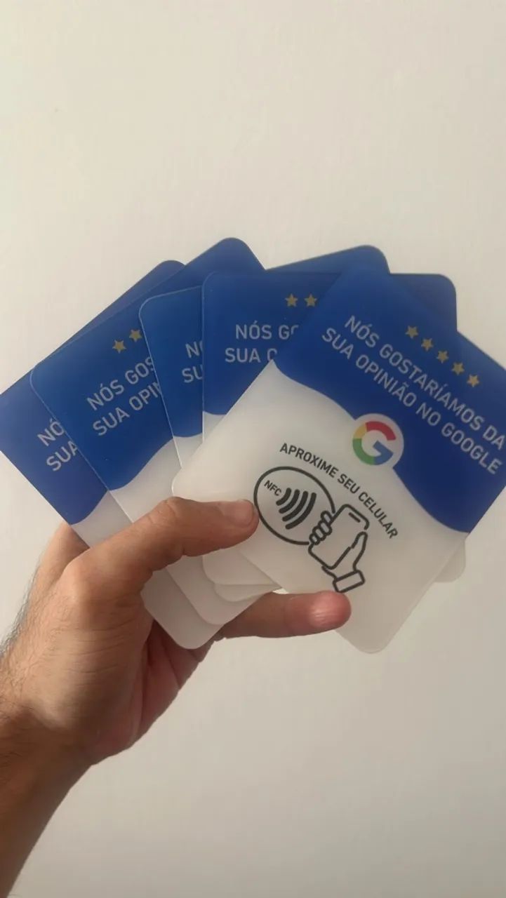10x Placas nfc avaliação Google  - Foto 2