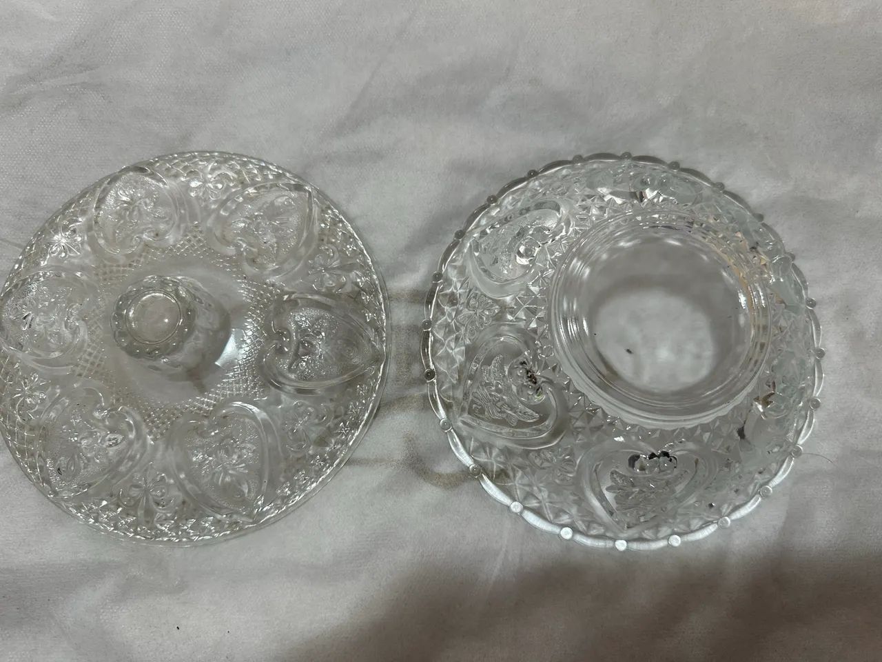 bomboniere ou porta joias vintage de vidro - Foto 4