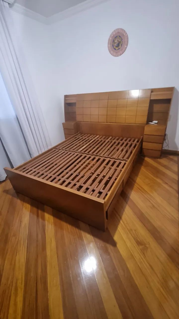 Cama com gavetas e bau em madeira, Luciana. - Foto 2