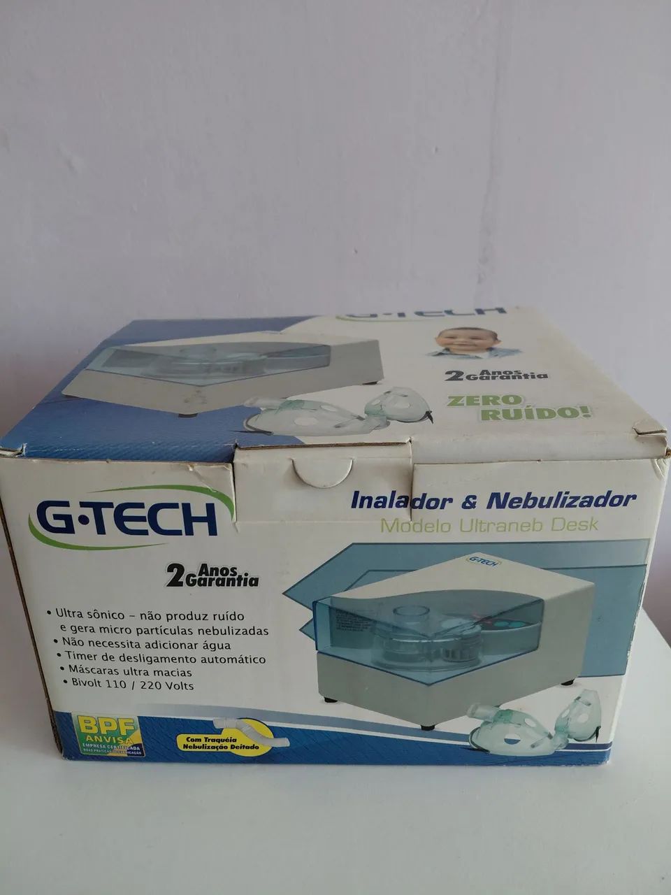 Inalador e Nebulizador G-Tech