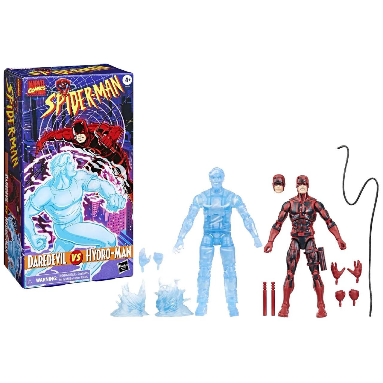 マーベルレジェンド　デアデビル　ハイドロマン　VHSパッケージ マーベル・レジェンズ・デアデビル対 ハイドロマンVHSスタイルの