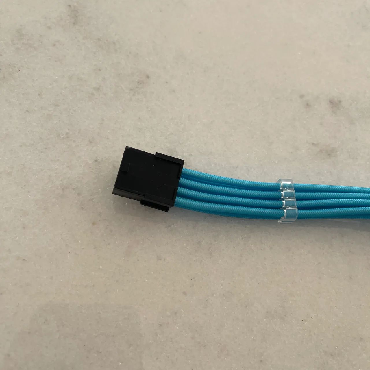 Cabo Sleeved PCIe 8 Pinos para GPU - Azul - Foto 3