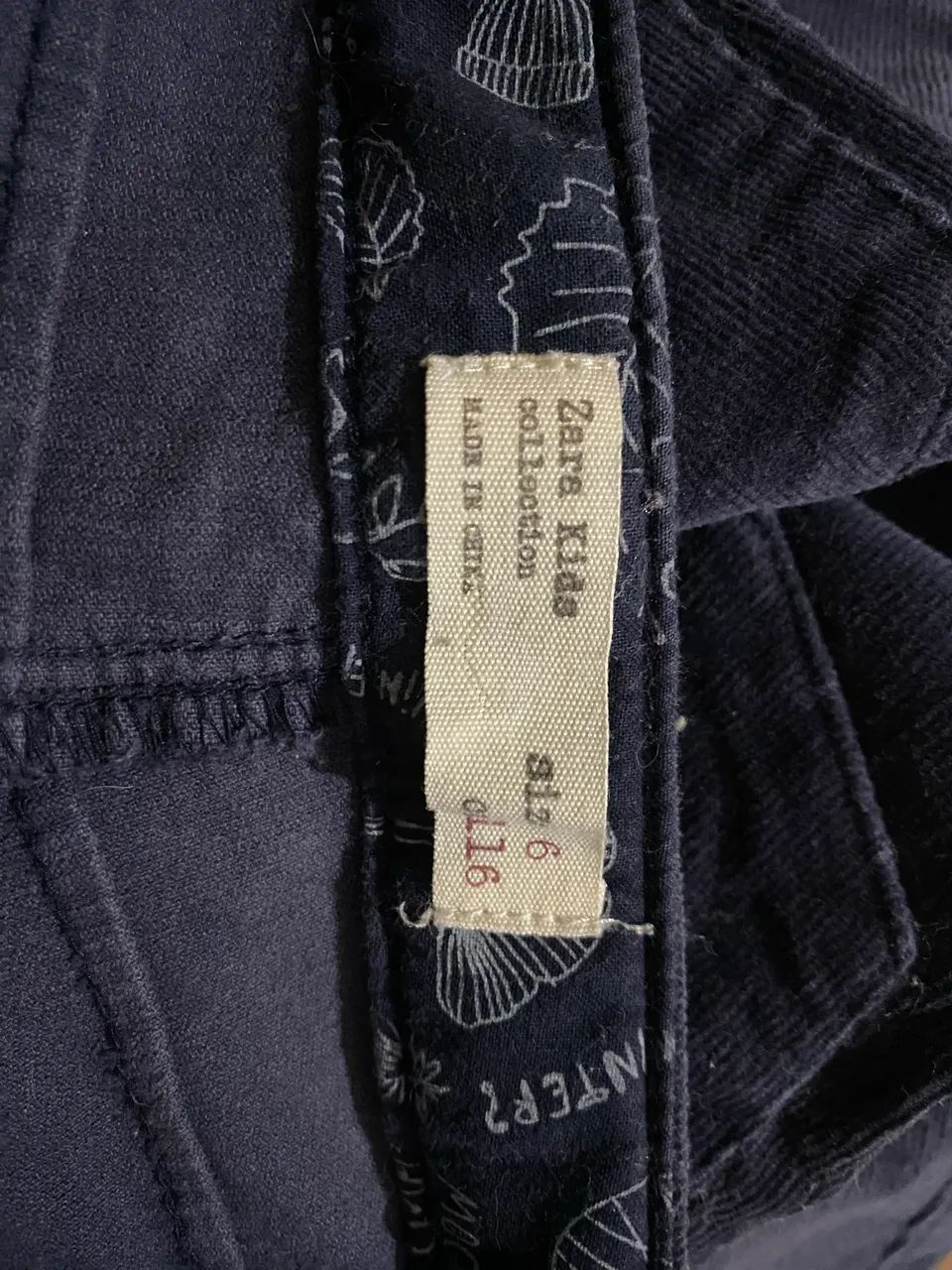 Calça Zara infantil 