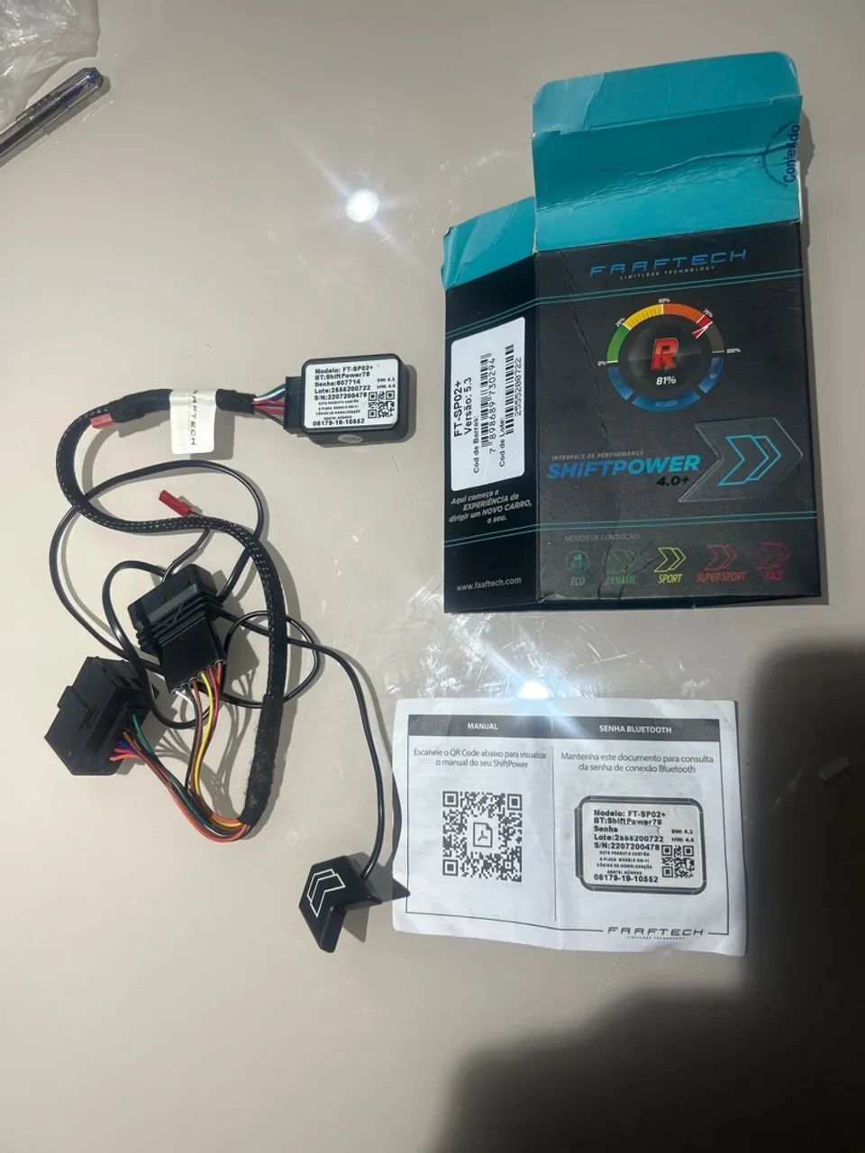 Interface de performance Shiftpower