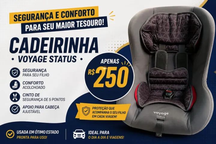 Cadeirinha de bebê para carro
