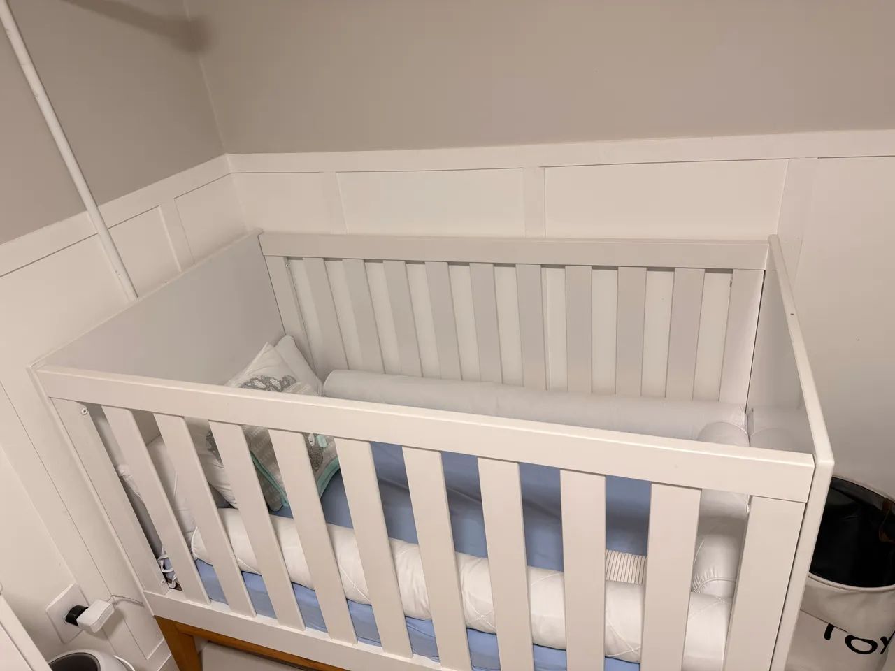 Berço mini cama com colchão e protetor - bem conservado  - Foto 3