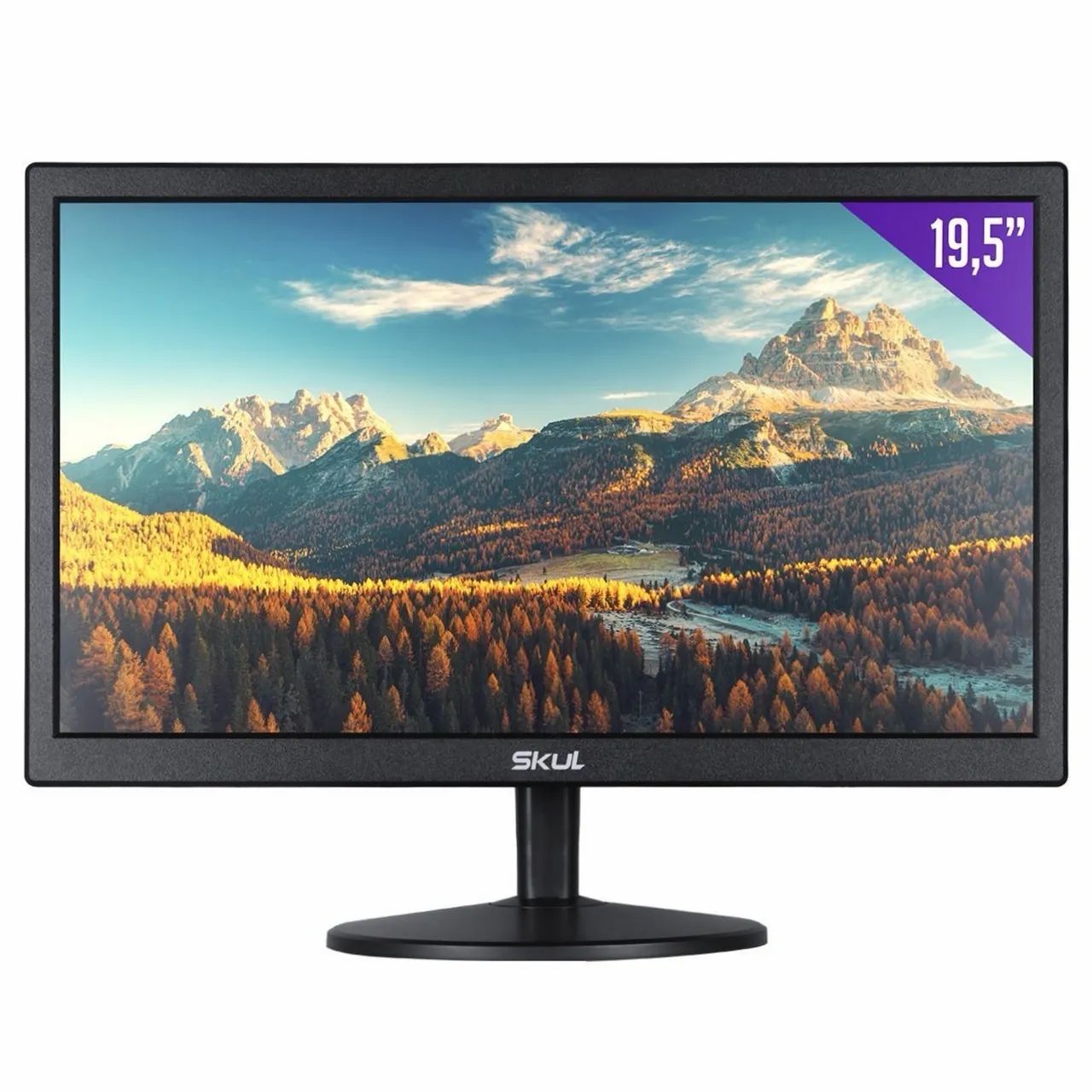Monitor SKUL 19,5? LED HDMI + VGA - Ideal para Trabalho e Home Office (SM1955MS)