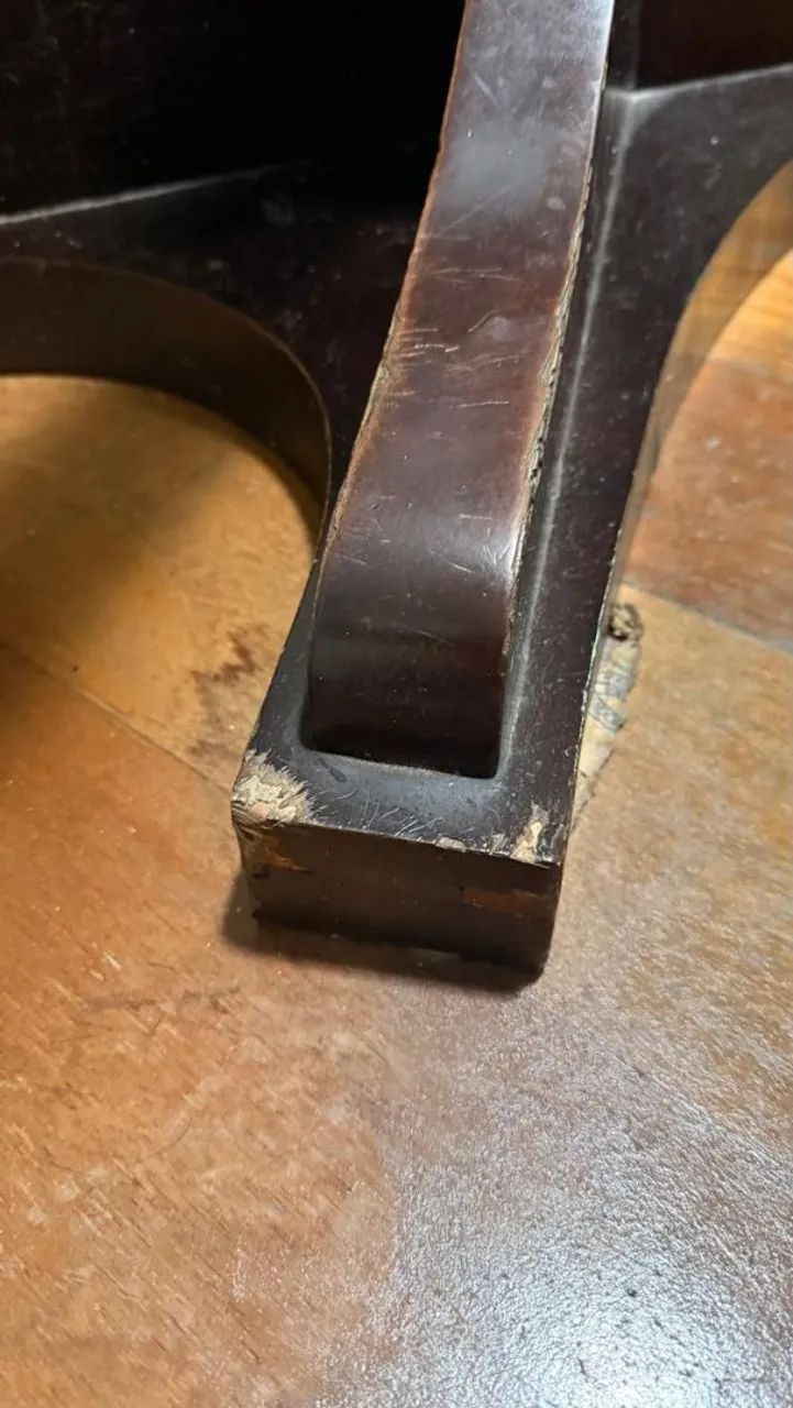 Mesa de jantar + 6 cadeiras com tampo de vidro - Foto 4