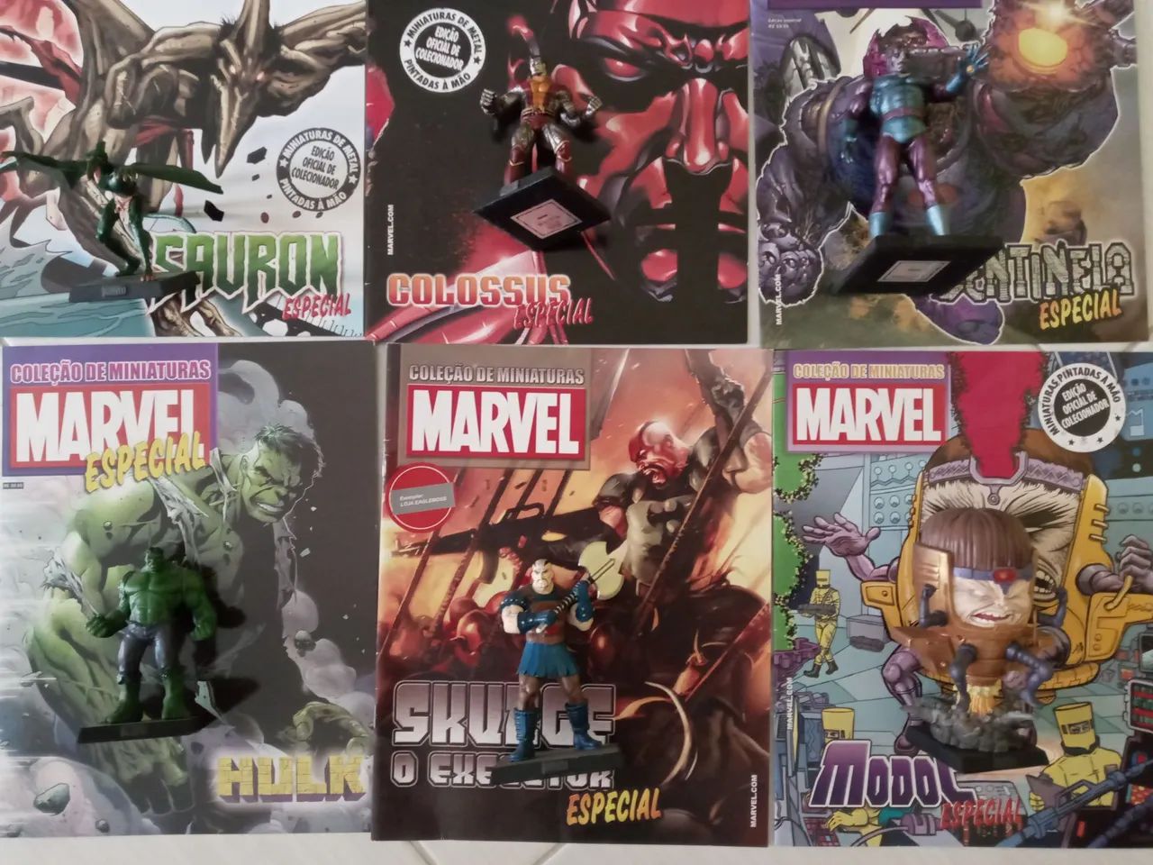 10 miniaturas de bonecos especiais da marvel da coleçao eaglemoss - Foto 2