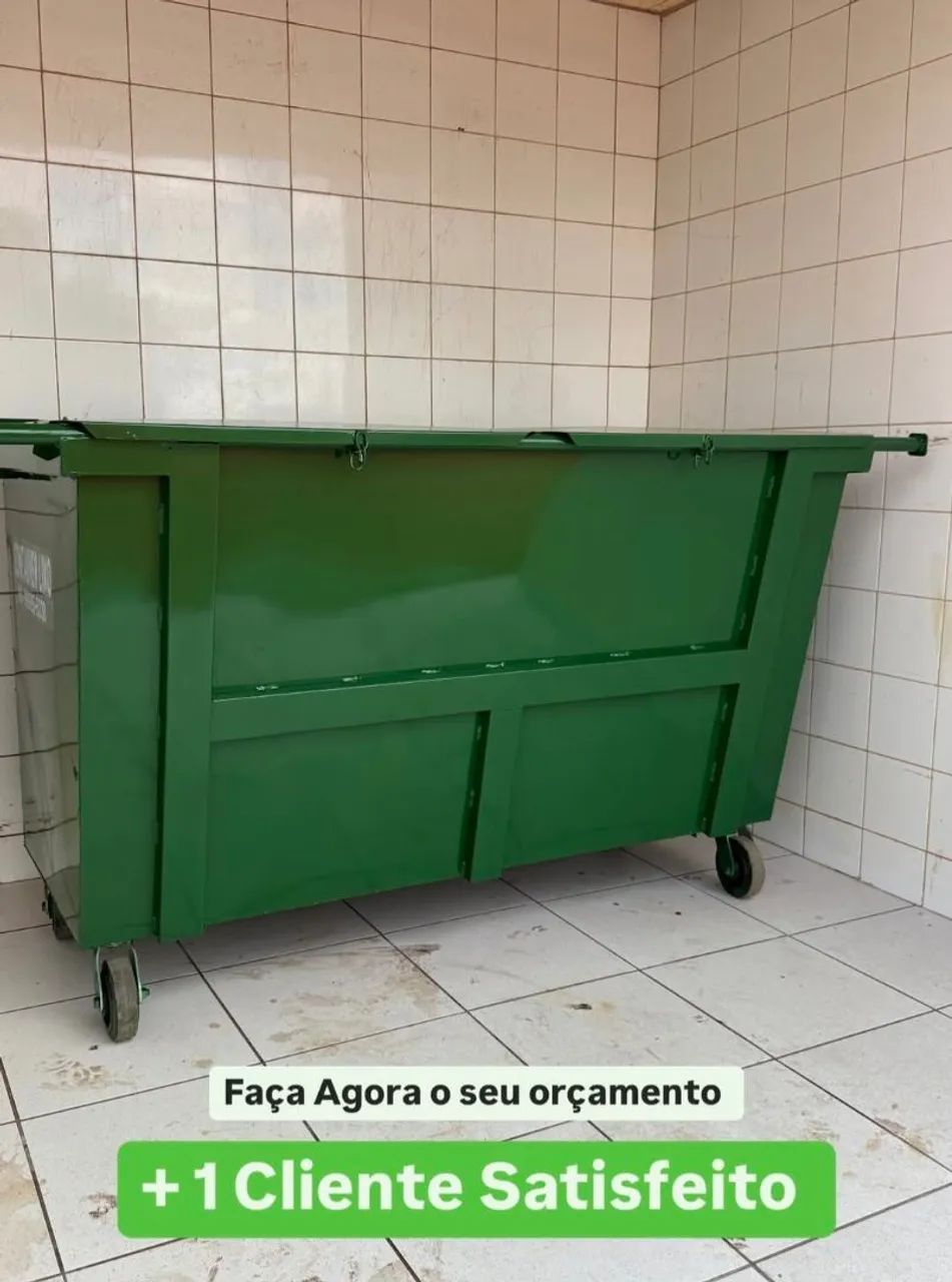 Lixeira contener basculante capacidade 4